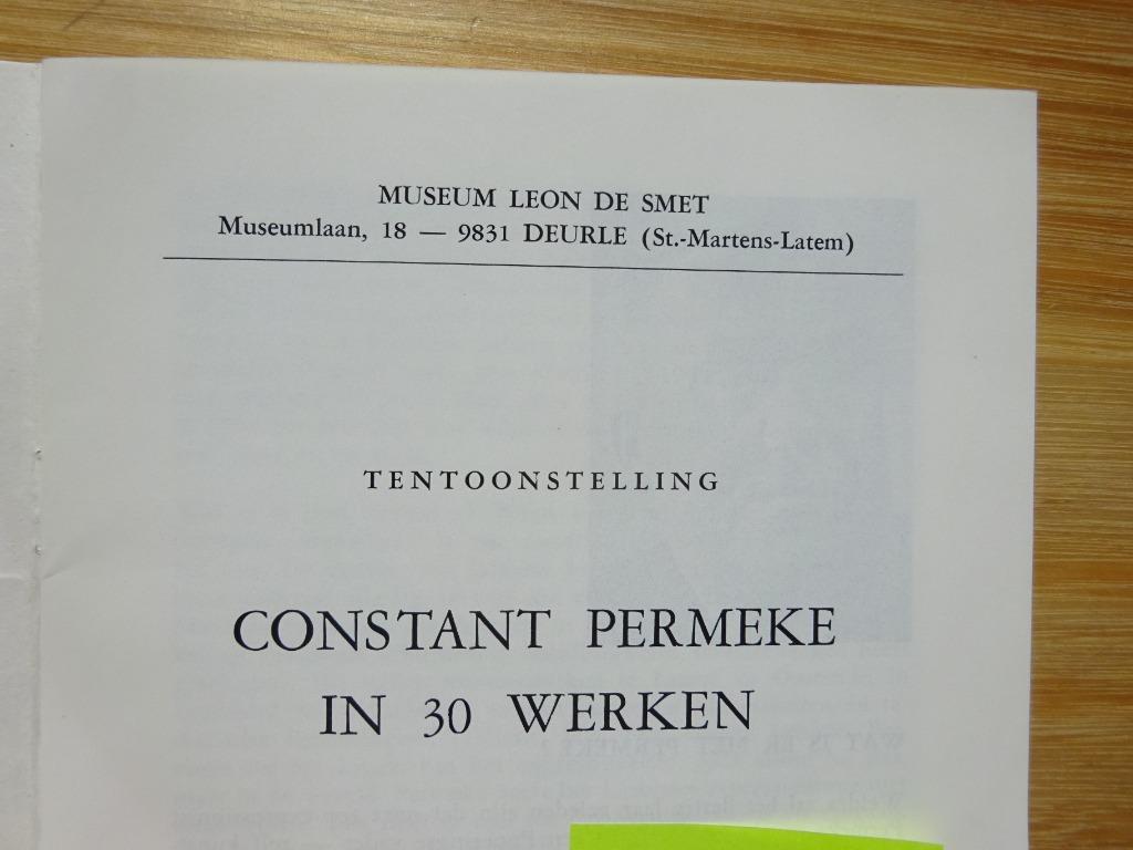 Permeke in 30 werken, Museum Leon De Smet, 1981, Enlèvement ou Envoi, Utilisé, Peinture et dessin