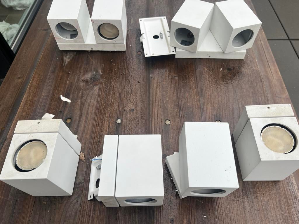 6 witte design spots Massive, Ophalen of Verzenden, Zo goed als nieuw
