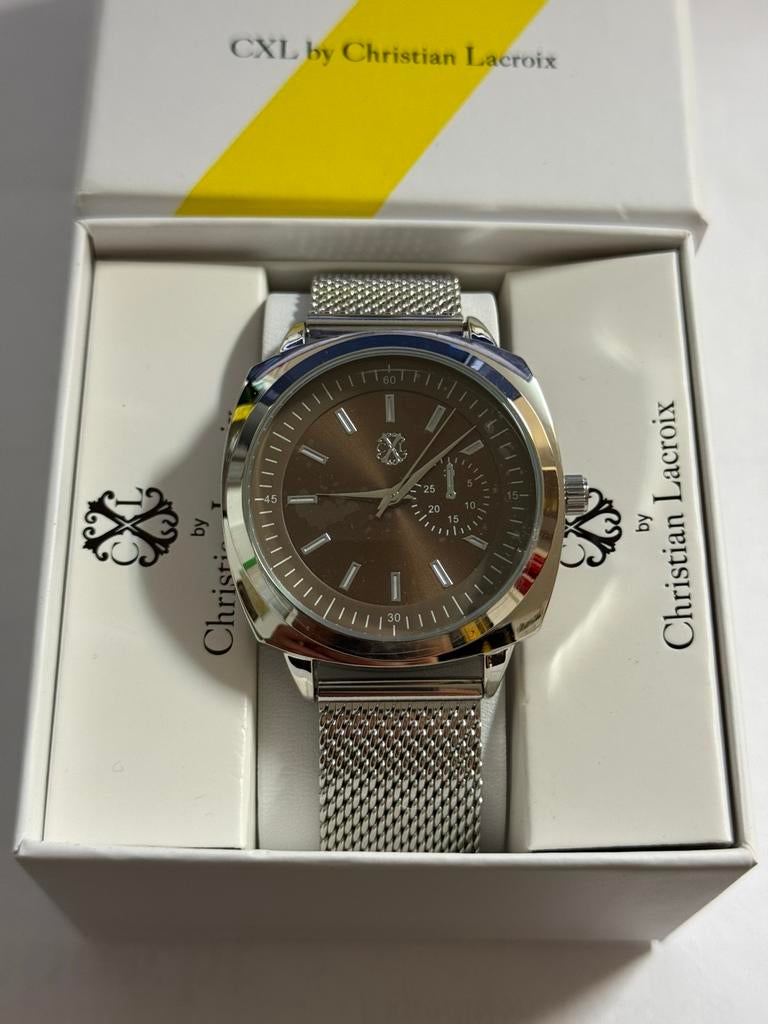 Christian Lacroix herenhorloges, Staal, Staal, Polshorloge, Nieuw