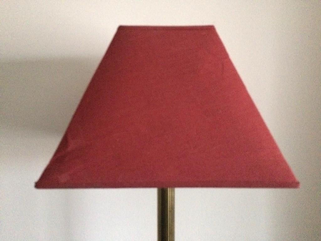 Pyramid lampenkap ( 25 x 17 ) * Lampkap, Ophalen of Verzenden, Gebruikt, Rood, Minder dan 25 cm