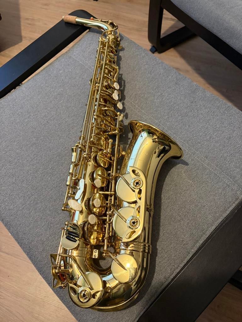 Sax alto incl enkele rietjes, Muziek en Instrumenten, Ophalen, Zo goed als nieuw