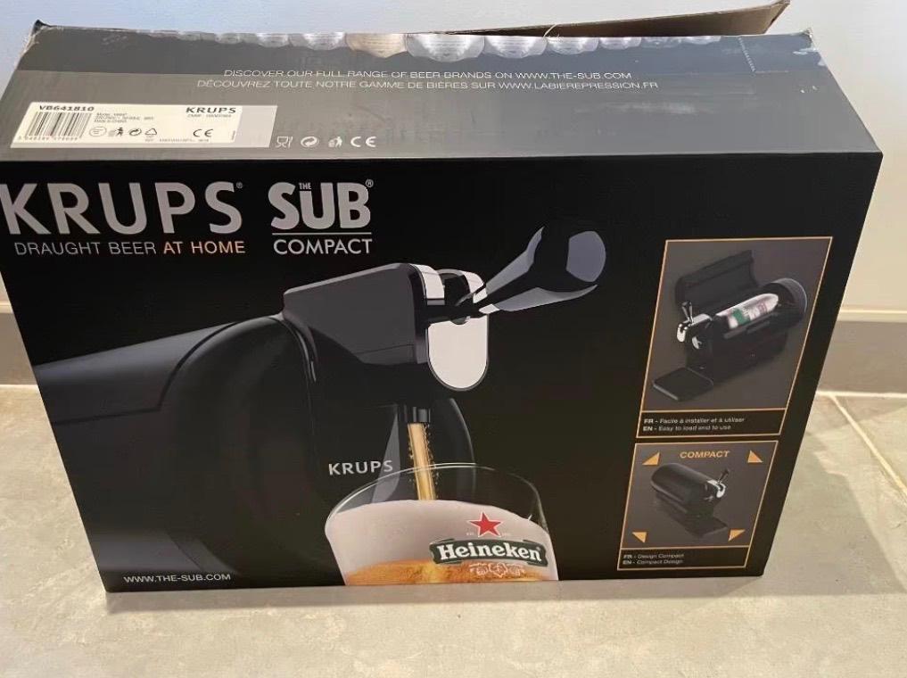 Biertap, Electroménager, Pompes à bière, Enlèvement, Neuf, Krups