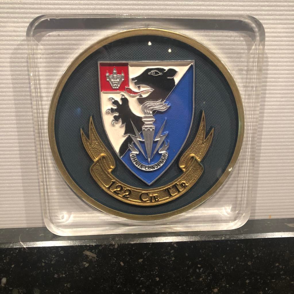 aandenken kamp vogelsang 122 Cie TTr, Verzamelen, Militaria | Algemeen, Overige soorten, Embleem of Badge, Ophalen of Verzenden