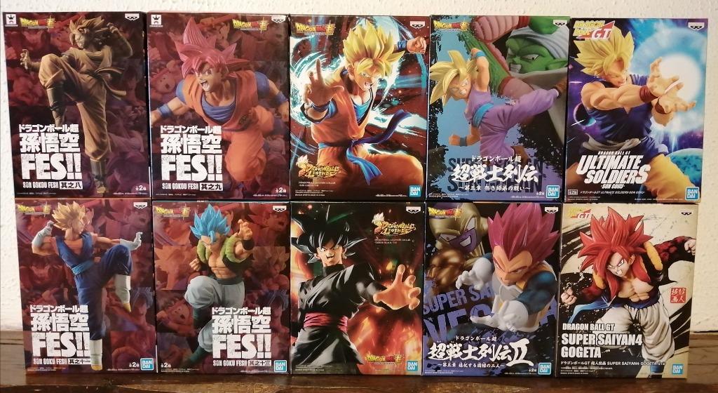 Dragon Ball-figuren - Banpresto/Bandai-geesten, Ophalen of Verzenden, Zo goed als nieuw, Overige typen