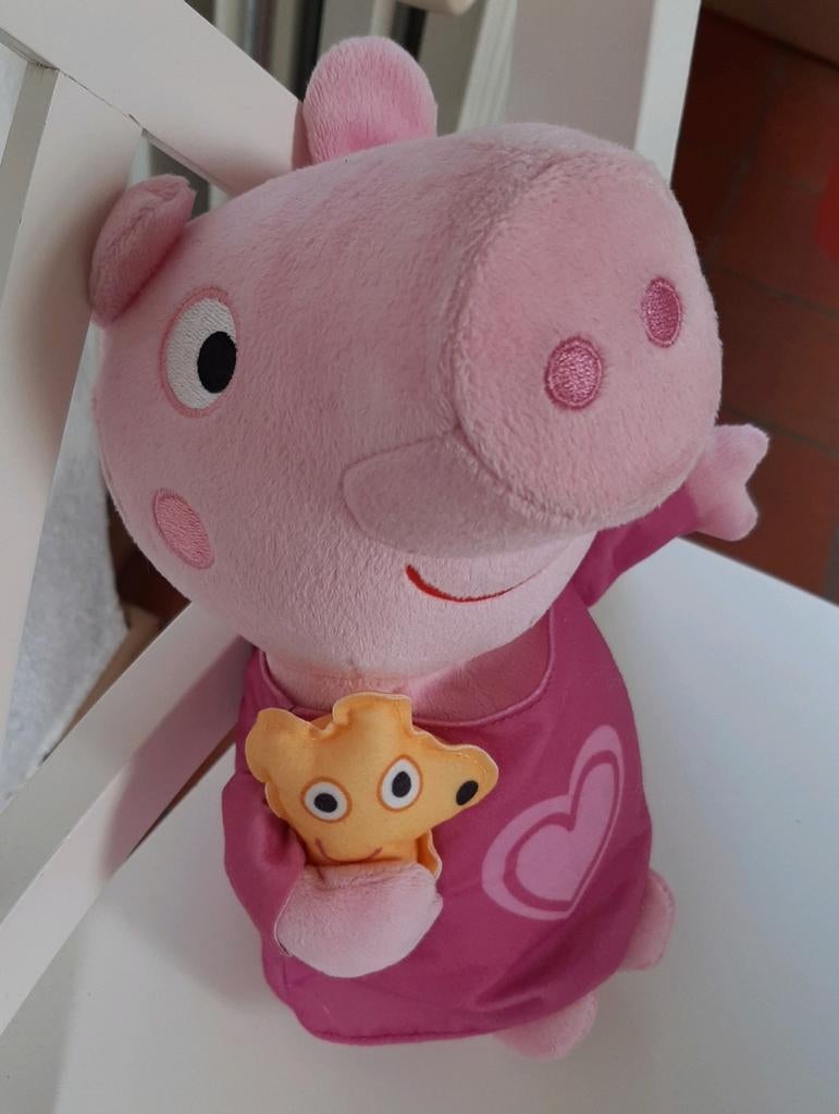 Peppa Pig knuffel met slaapmuziekje, Ophalen, Zo goed als nieuw