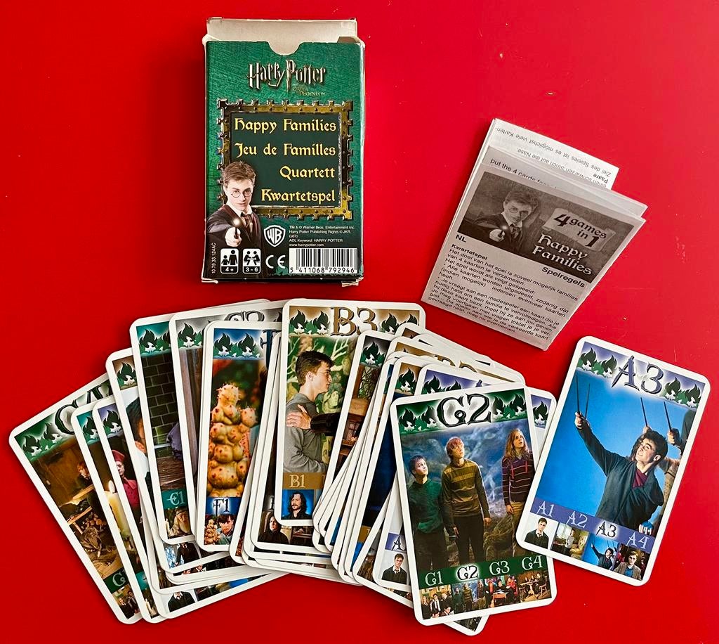 Harry Potter kwartetspel, Verzamelen, Ophalen of Verzenden, Gebruikt