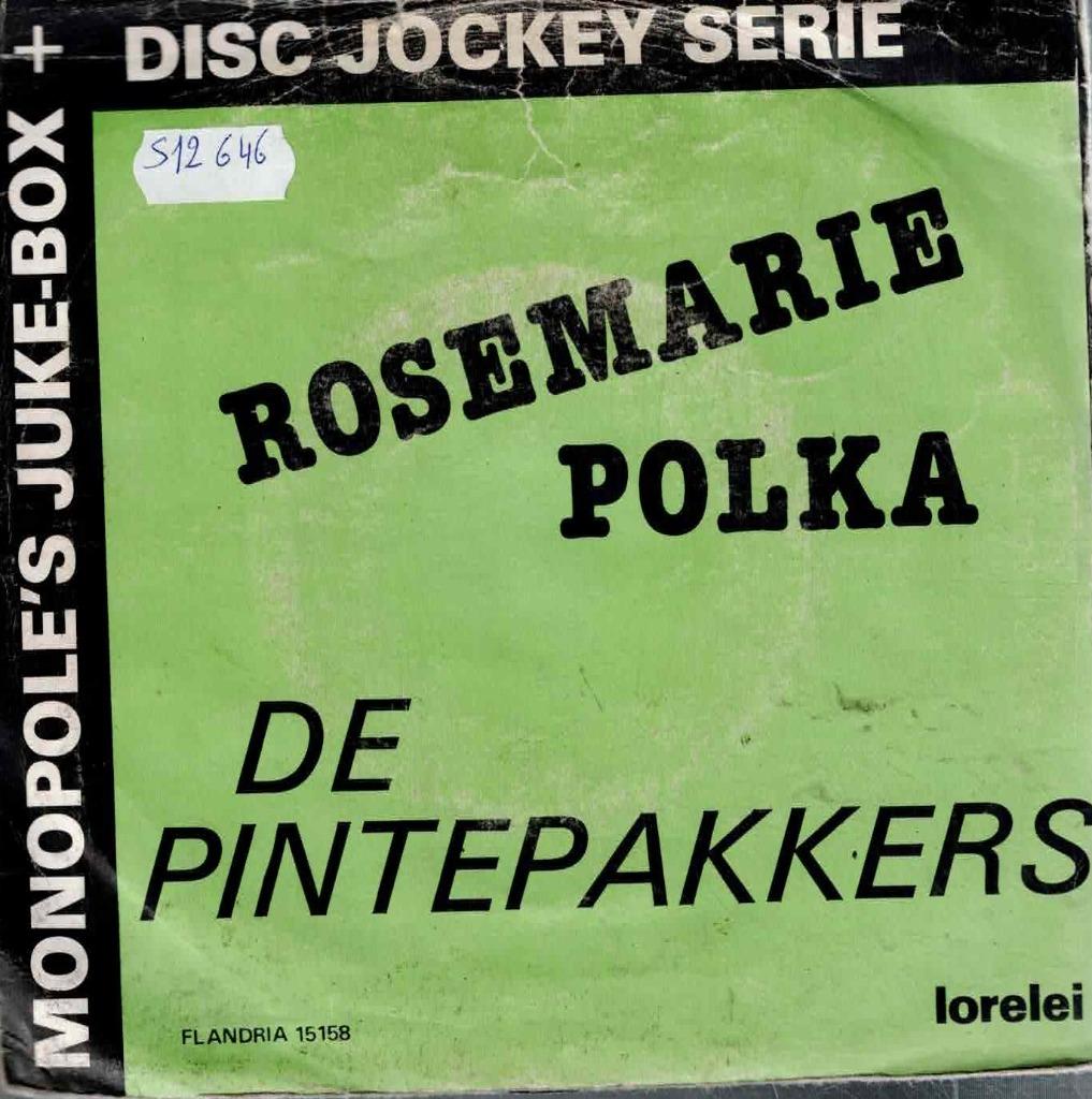 Vinyl, 7"   -   De Pintepakkers – Rose-Marie Polka, Enlèvement ou Envoi, Autres formats