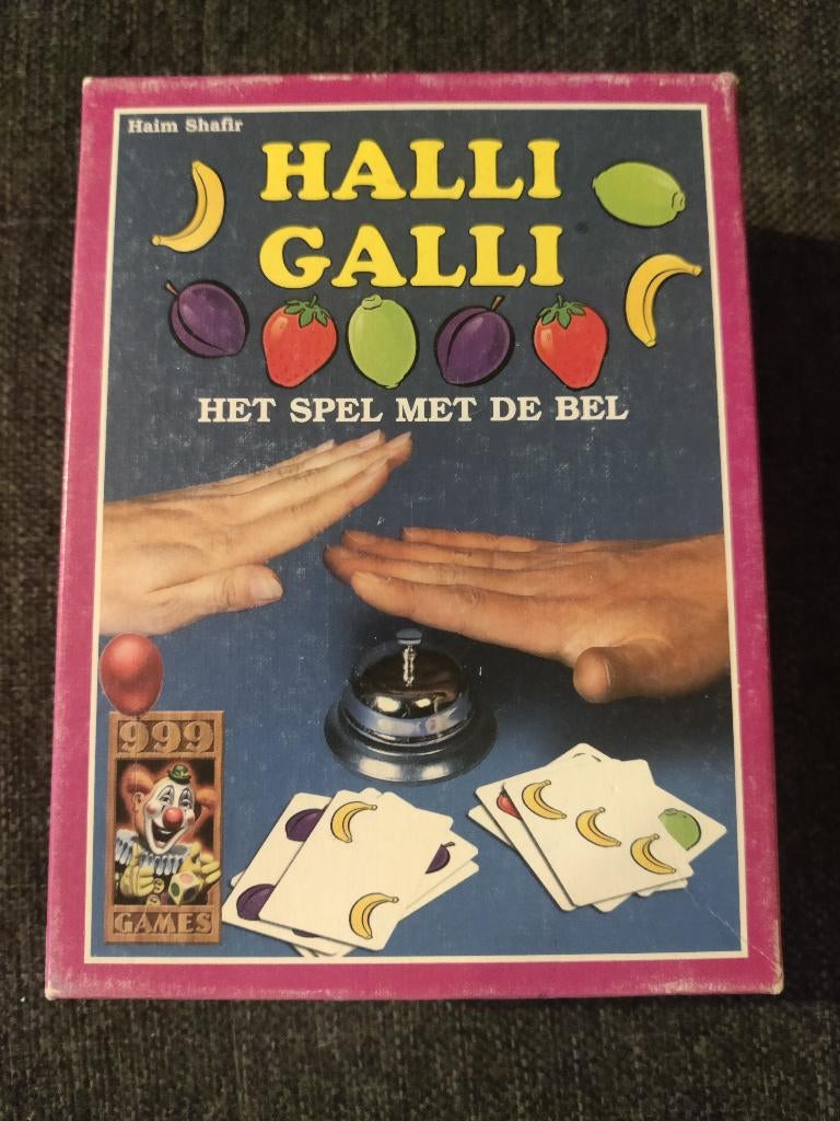 Halli Galli gezelschapsspel - 999 games, Trois ou quatre joueurs, Enlèvement, Utilisé, 999 Games