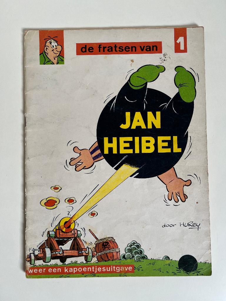 Hurey - Heibel nr. 1 - De Fratsen van Jan Heibel - 1967, Boeken, Verzenden, Hurey