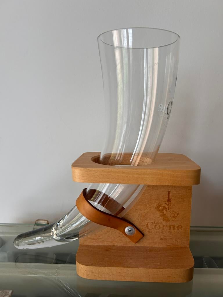 Bierglas La Corne, Verzamelen, Biermerken, Ophalen, Nieuw