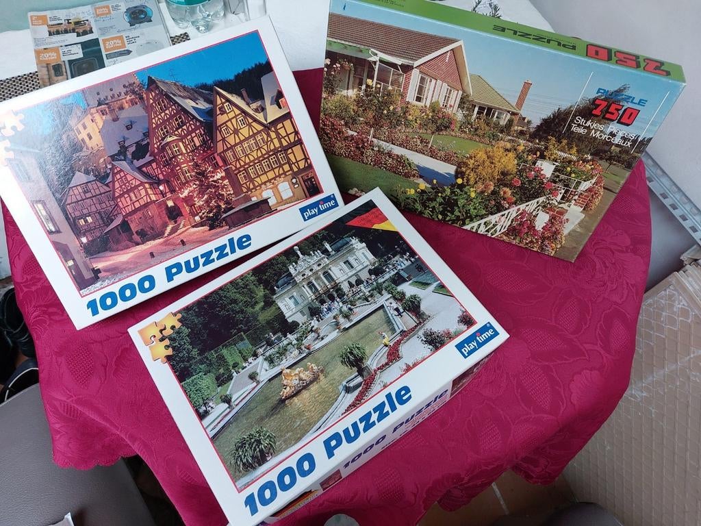 Puzzels, Boeken, Tijdschriften en Kranten, Ophalen, Zo goed als nieuw