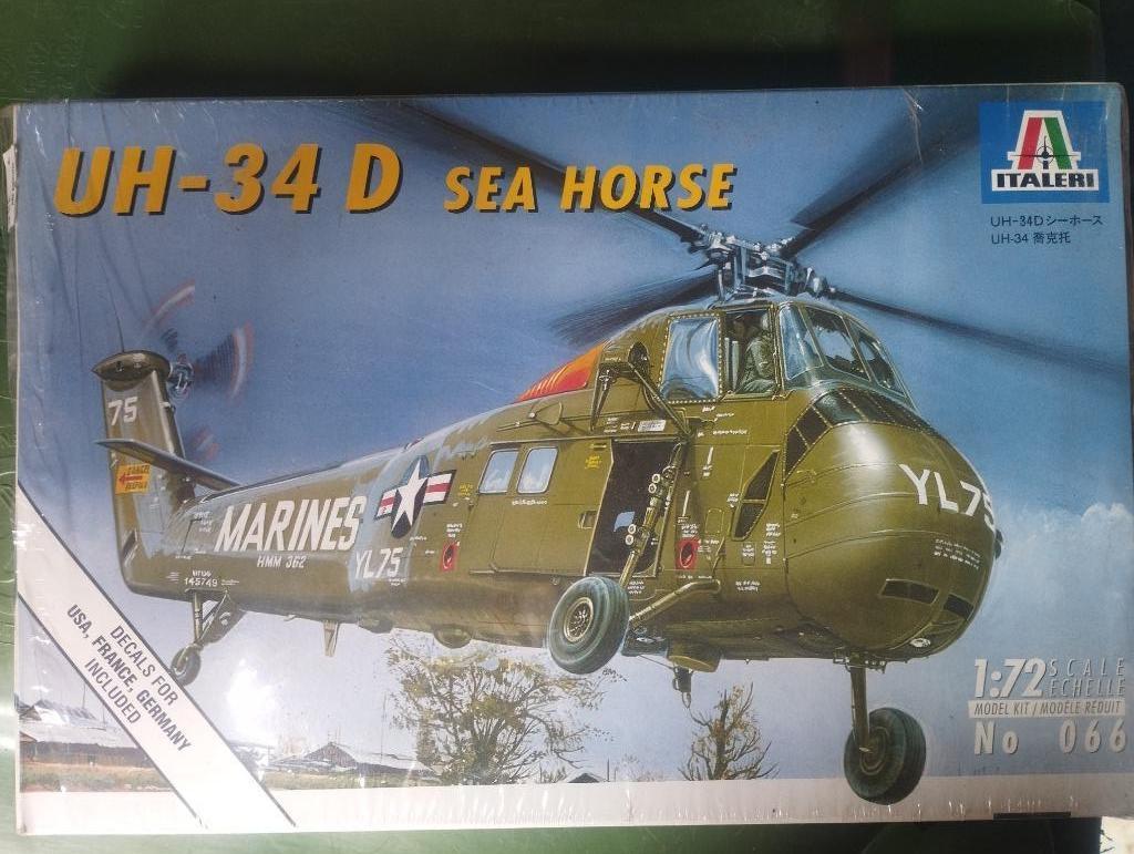 UH-34D Sea Horse, Italeri  Nr. 066, Hobby & Loisirs créatifs, Modélisme | Avions & Hélicoptères, Neuf, Italeri, Enlèvement, 1:72 à 1:144