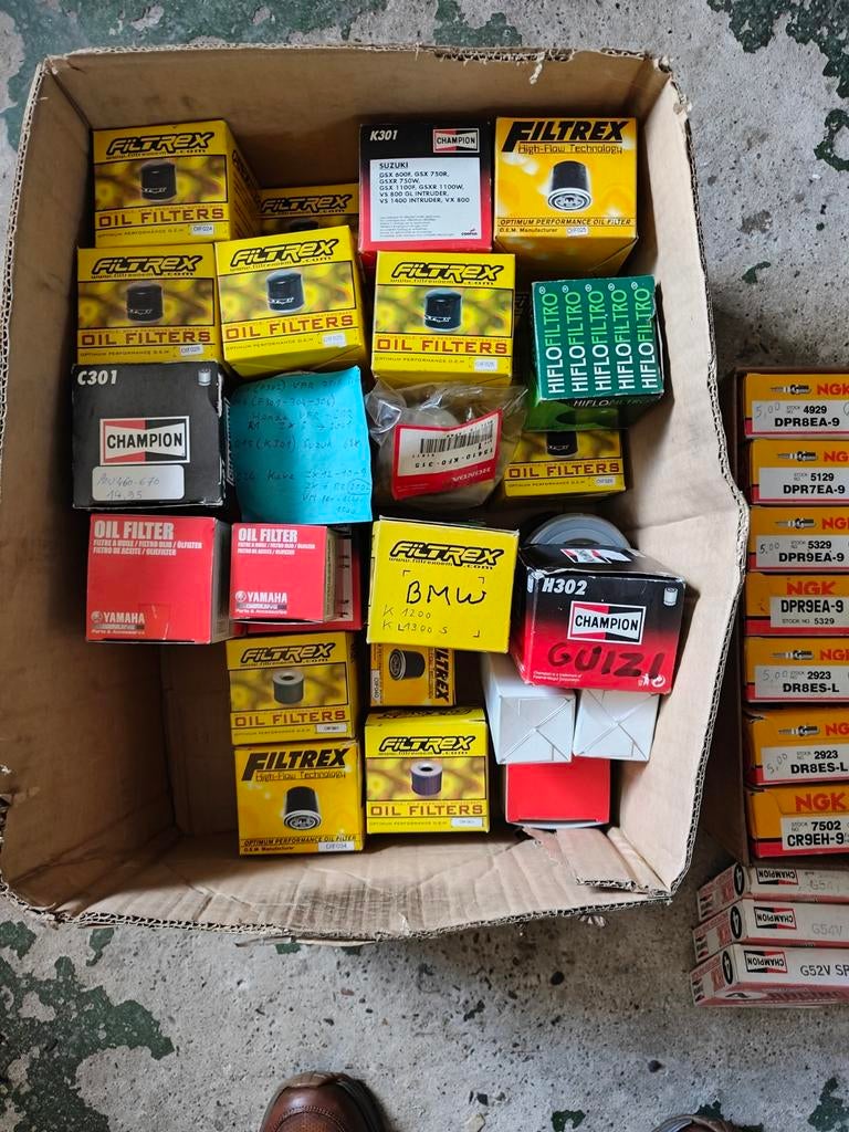 Olie filters, Motoren, Ophalen