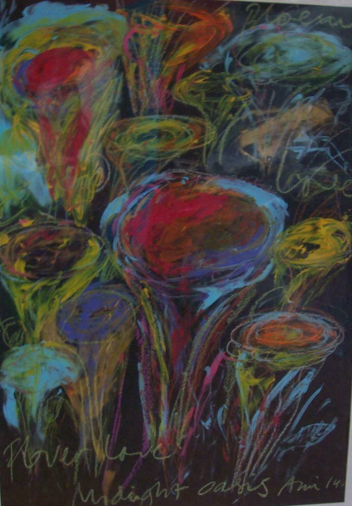 "Flower love midnight oasis"- Azmi, Ophalen