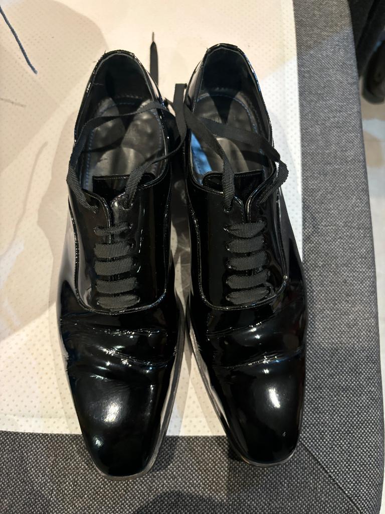 Schoenen te koop, Kleding | Heren, Zwart, Ophalen of Verzenden, Zo goed als nieuw, Veterschoenen