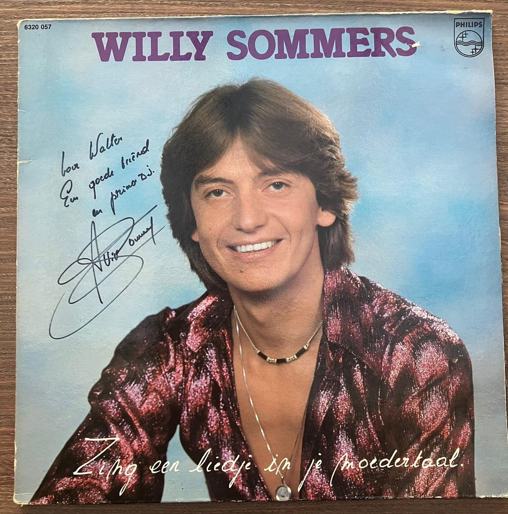 Handtekening Willy Sommers, Verzamelen, Ophalen of Verzenden, Zo goed als nieuw