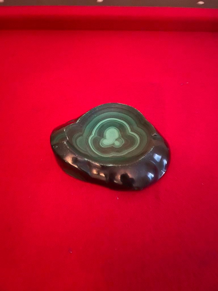 Cendrier en malachite., Antiquités & Art