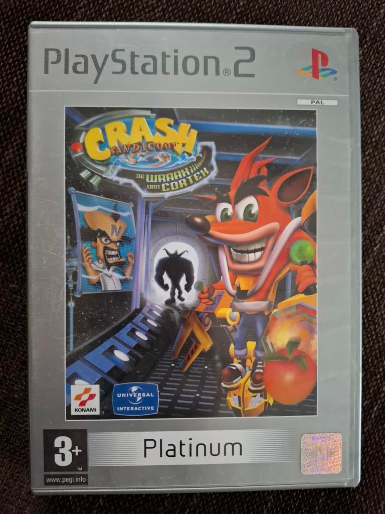 PS2 Crash Bandicoot - Cortex's Revenge (terminé), Consoles de jeu & Jeux vidéo, Enlèvement ou Envoi