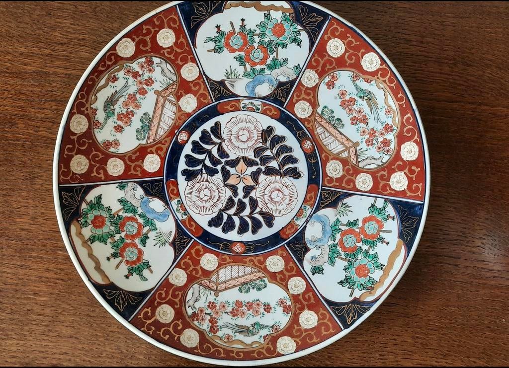 Japanse schaal 35 cm, Antiek en Kunst, Ophalen
