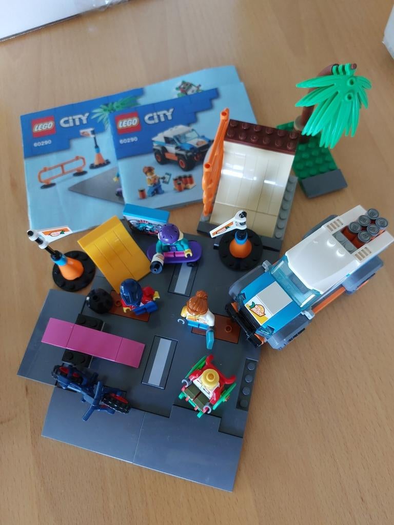 Lego city 60290 skatepark, Ophalen of Verzenden, Zo goed als nieuw, Lego