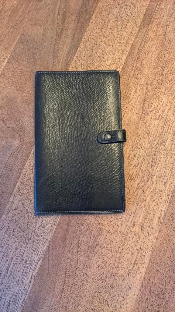 Etui voor agenda zwart leder, Diversen, Agenda's, Ophalen, Gebruikt