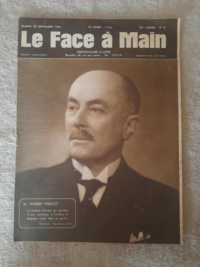 Le Face à Main, 2 éditions 1944, Livres, Enlèvement ou Envoi, Général, Deuxième Guerre mondiale, Utilisé
