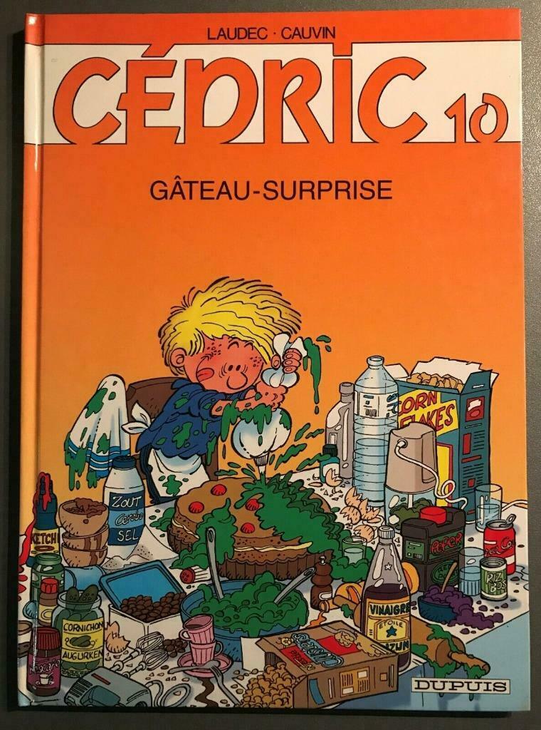 B.D. Cédric N° 10 : Gâteau - surprise, Eén stripboek, Ophalen of Verzenden, Gelezen, Laudec et Cauvin