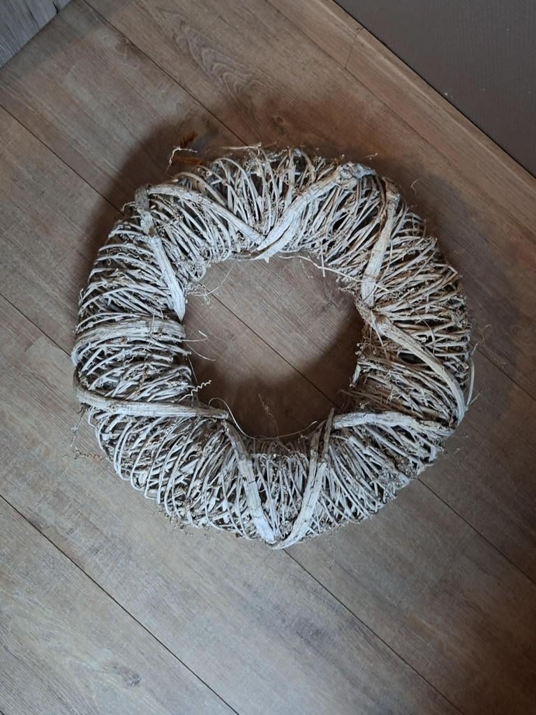 Decoratieve natuurlijke sier krans, Maison & Meubles, Accessoires pour la Maison | Couronnes, Enlèvement, Comme neuf