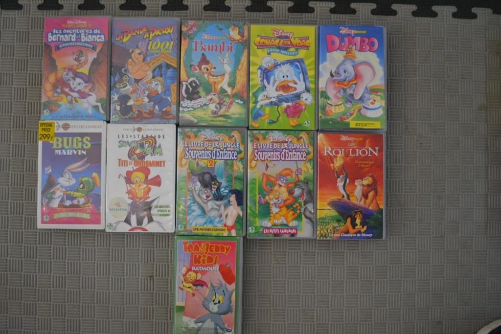 Dessins animés enfants VHS, dessins animés en français x 20, Enlèvement ou Envoi, Dessin animé, Tous les âges, Utilisé