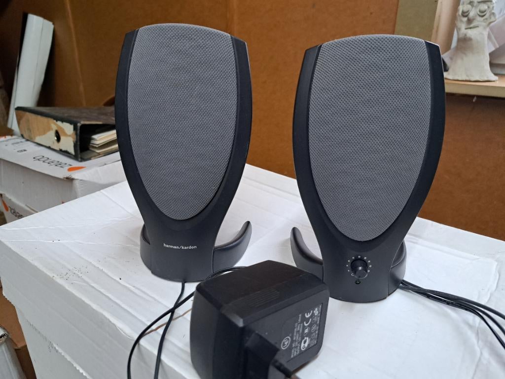Set Harman/Kardan pc speakers, Computers en Software, Verzenden, Gebruikt, Harman Kardon