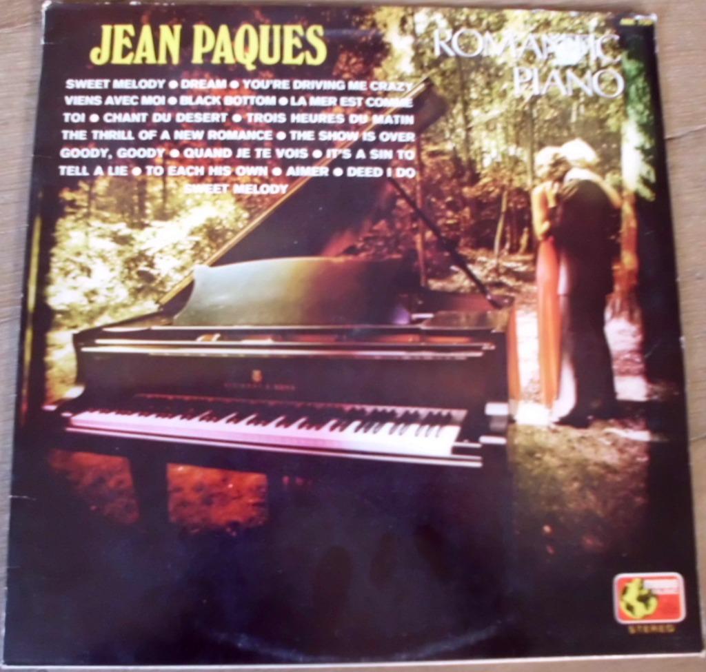 VINYL LP / Jean Paques / piano, Enlèvement ou Envoi, Utilisé