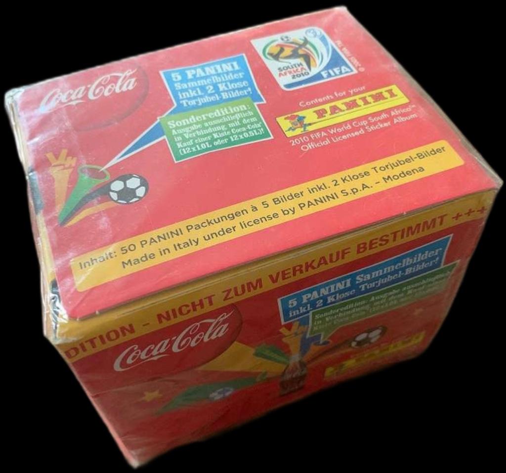 Panini Coca Cola WK 2010 Box Display Zuid Afrika, Verzenden, Nieuw