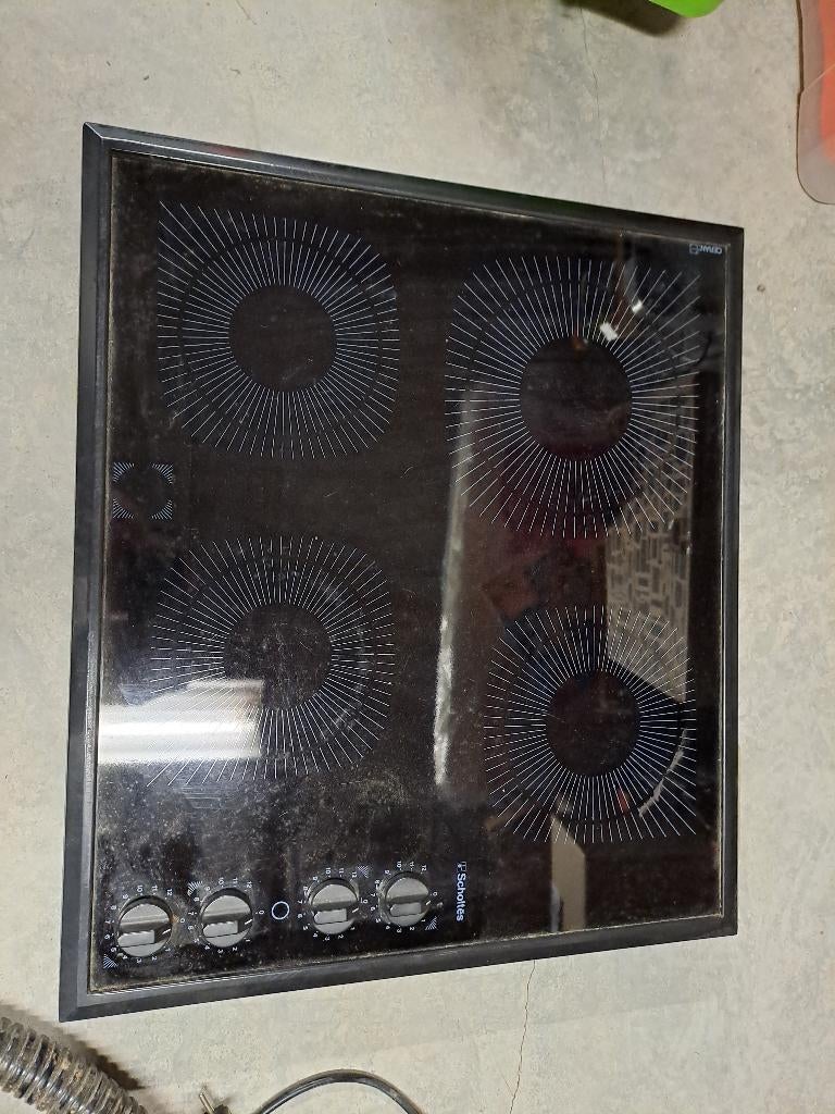 Kookplaat, Elektronische apparatuur, Ophalen, Gebruikt, Keramisch, 4 kookzones