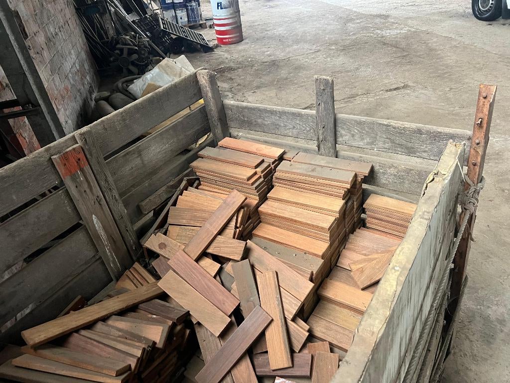 Lot bois exotique, Moins de 10 cm, Planchers ou planches, Comme neuf, Enlèvement
