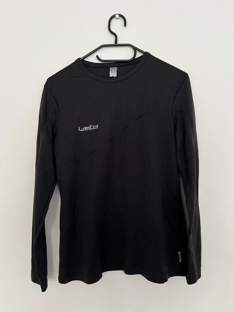 Pull Wed'Ze, Marche ou Plein air, Porté, Taille 46 (S) ou plus petite, Noir