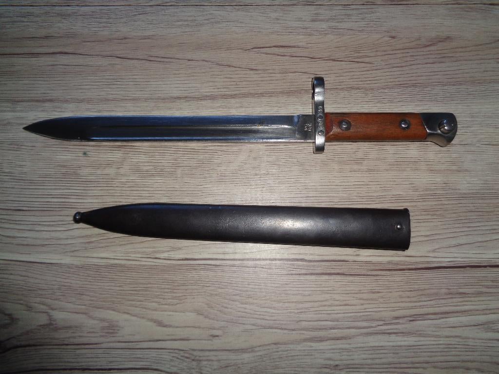Baionnette austro hongroise m 1895, Enlèvement, Armée de terre, Couteau ou Poignard