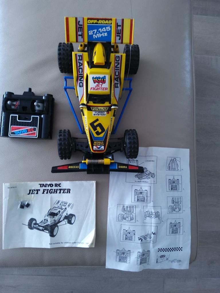 Voiture téléguidée Jet Fighter ( TAIYO ) R/C., Hobby en Vrije tijd, Ophalen, Zo goed als nieuw