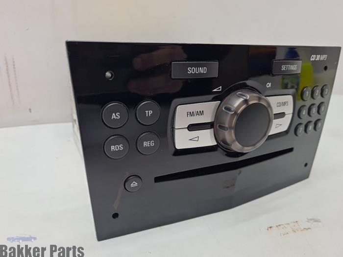 Radio CD Speler van een Opel Corsa, Auto-onderdelen, Gebruikt, -, -, Opel
