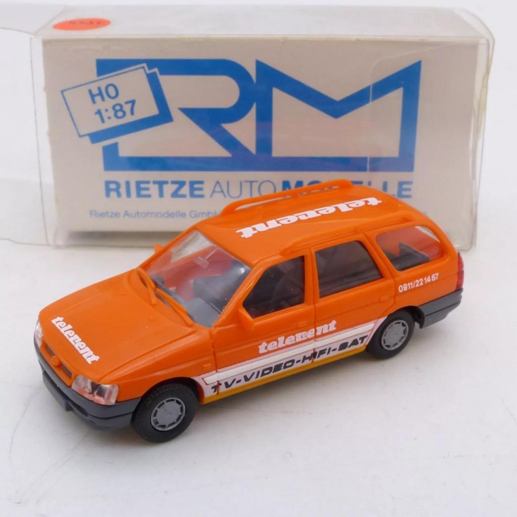 1:87 Rietze 30380 Ford Escort Turnier 1993 Telerent, Hobby & Loisirs créatifs, Voitures miniatures | 1:87, Comme neuf, Voiture