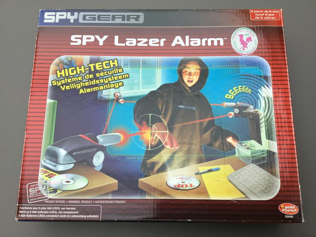 Alarme Spy Lazer pour enfants à partir de 6 ans., Enlèvement ou Envoi, Comme neuf, Garçon ou Fille