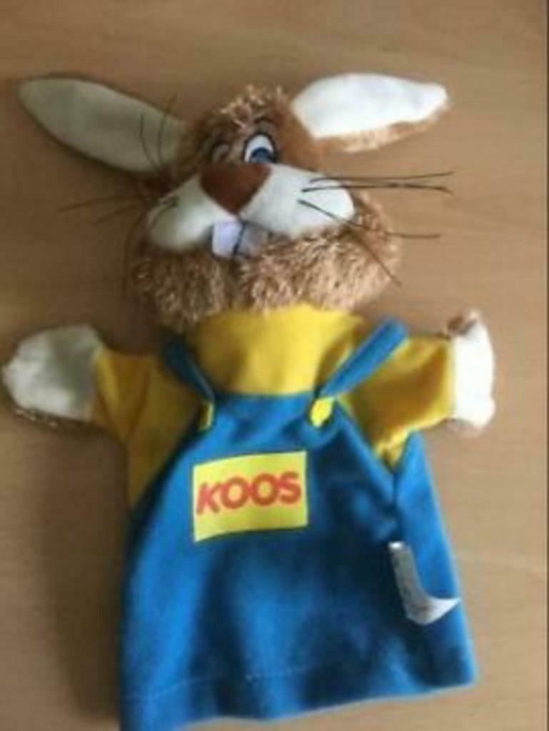 Handpop konijn koos, Enlèvement ou Envoi, Comme neuf, Lapin