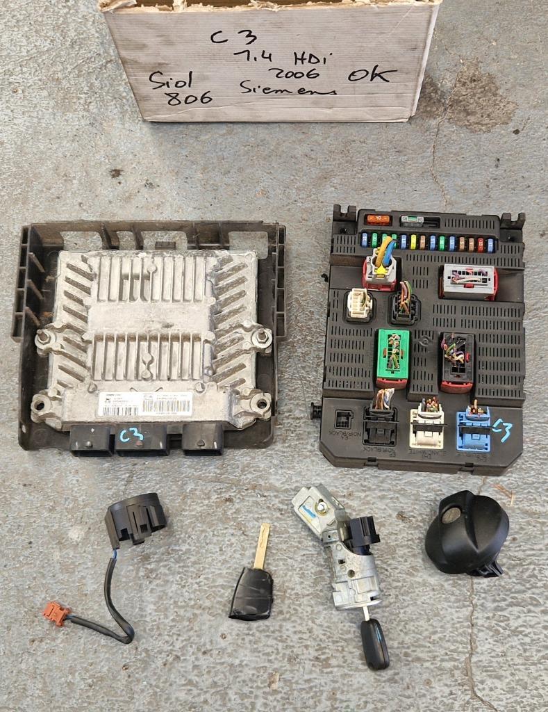 kit demarrage CITROEN C3 1.4 HDI SIEMENS CALCULATEUR SID 806, Enlèvement