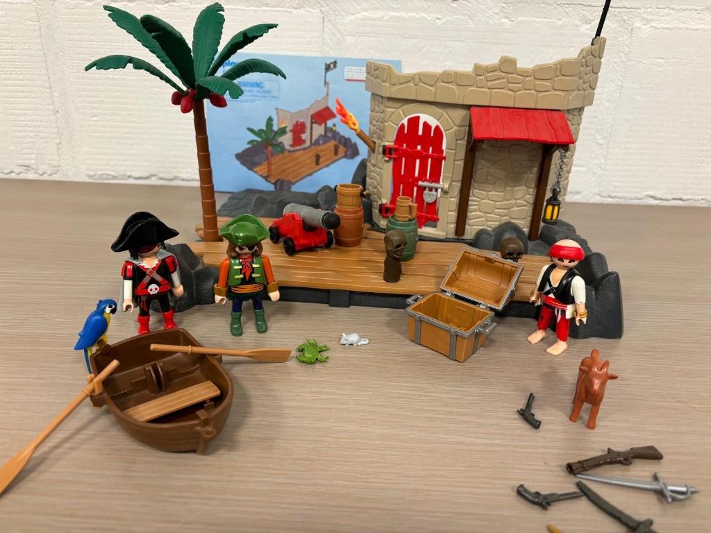 Playmobil - piraten eiland, Kinderen en Baby's, Speelgoed | Playmobil, Ophalen, Zo goed als nieuw