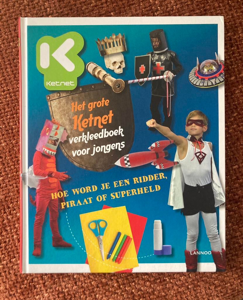 Het grote Ketnet verkleedboek voor jongens, Ophalen of Verzenden, Nieuw