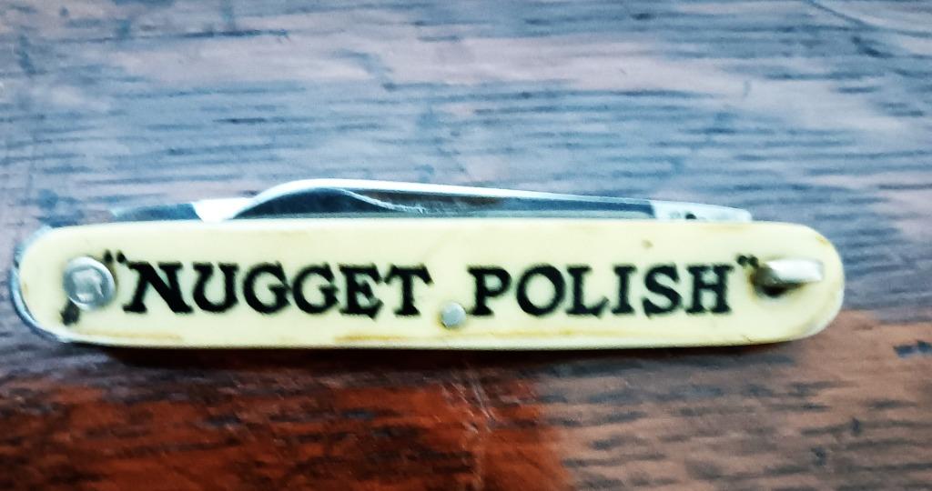 NUGGET POLISH MES PLUS  3 ANDERE collector's knipmessen, Enlèvement