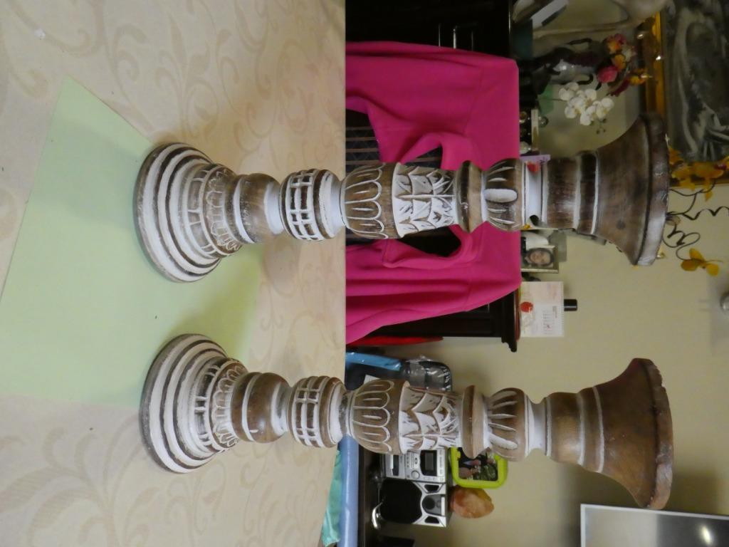 2 chandeliers en bois. Baisse de prix., Enlèvement