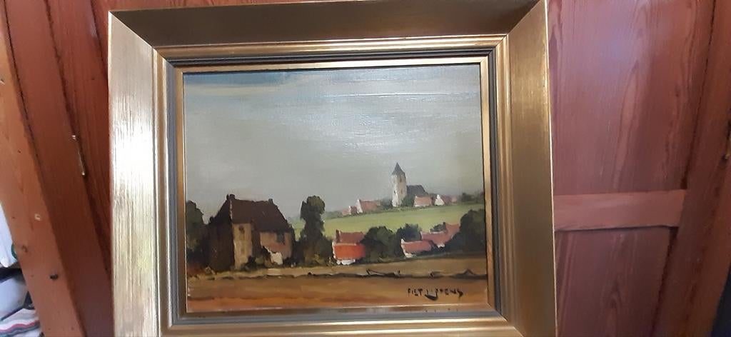 Schilderij Piet Lippens, Antiek en Kunst, Ophalen