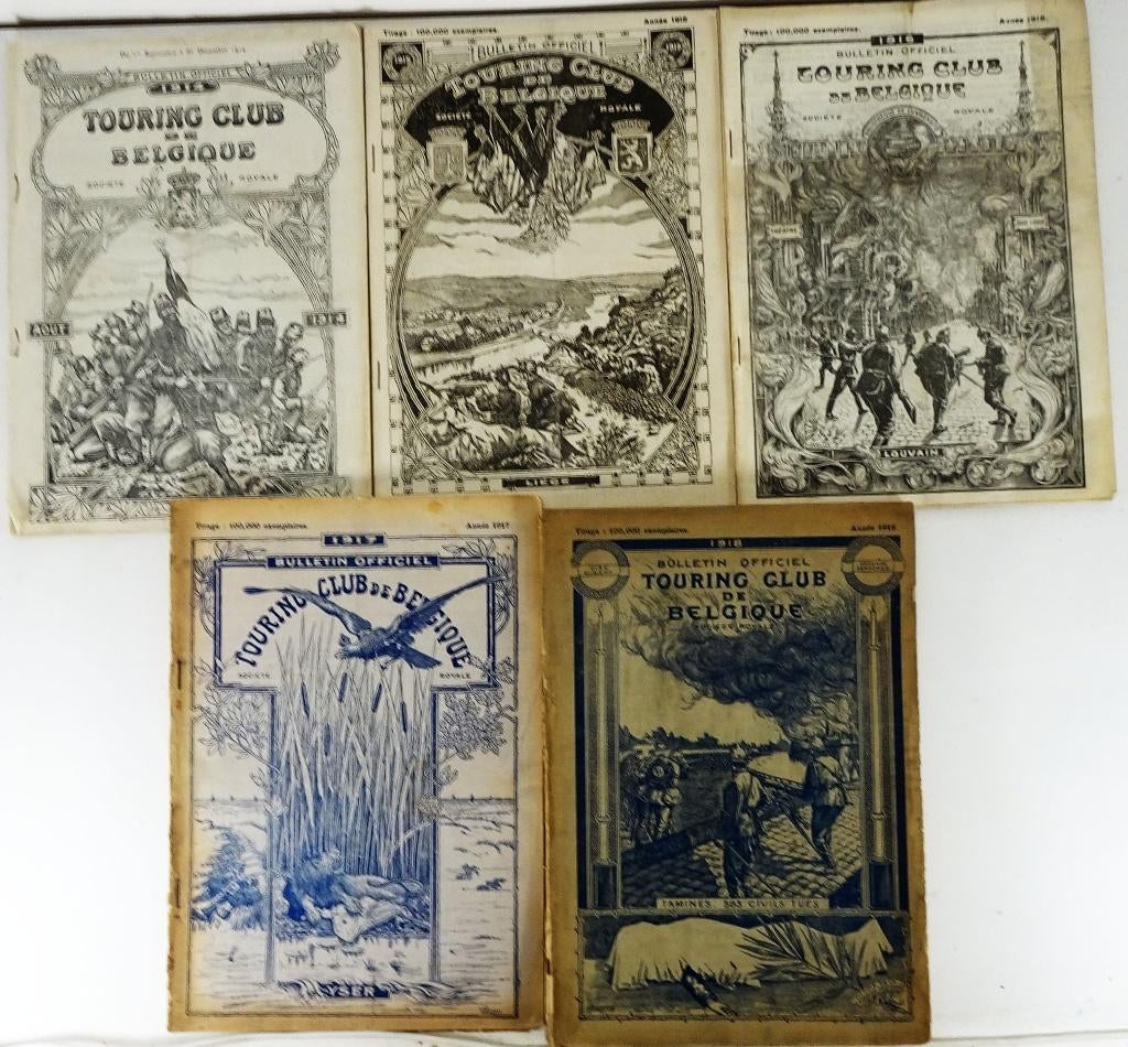 Touring Club de Belgique 1914-1918, Boeken, Oorlog en Militair, Gelezen, Diverse auteurs, Ophalen of Verzenden, Voor 1940