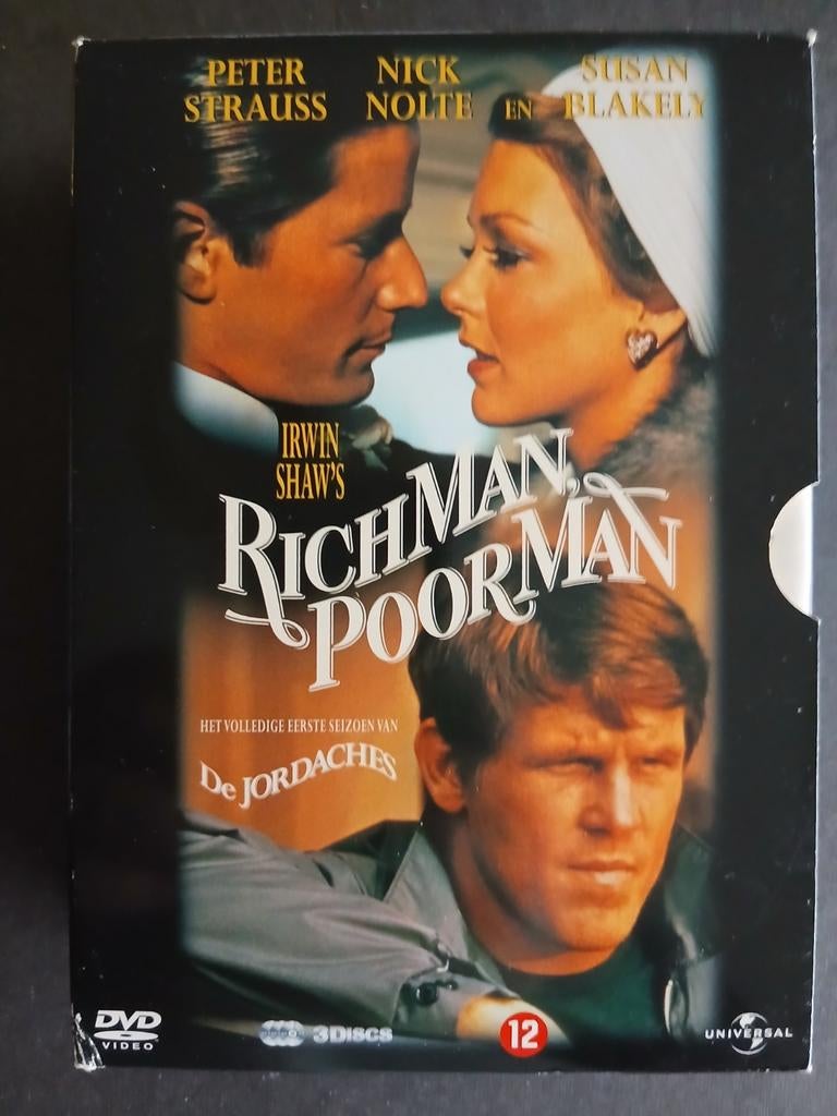 Richman, poorman (1974) Nick Nolte, Peter Straus, À partir de 12 ans, Enlèvement ou Envoi, Comme neuf, Drame