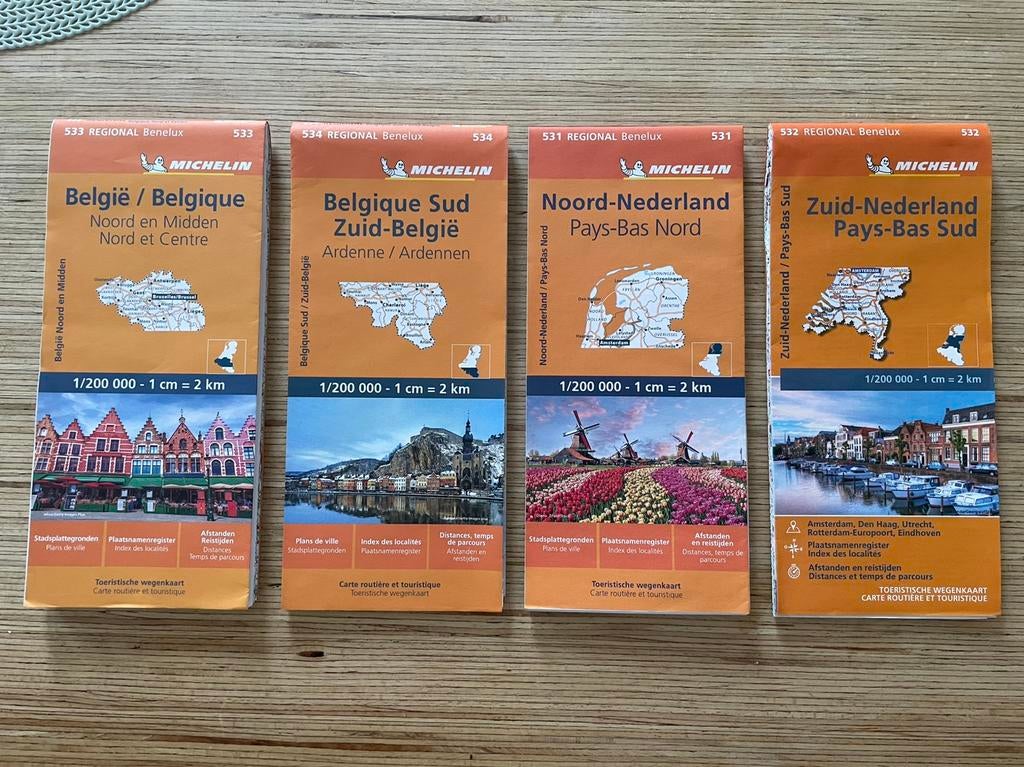 Michelin kaarten Belgie en Nederland, Boeken, Atlassen en Landkaarten, Ophalen, 2000 tot heden, Nieuw, Landkaart